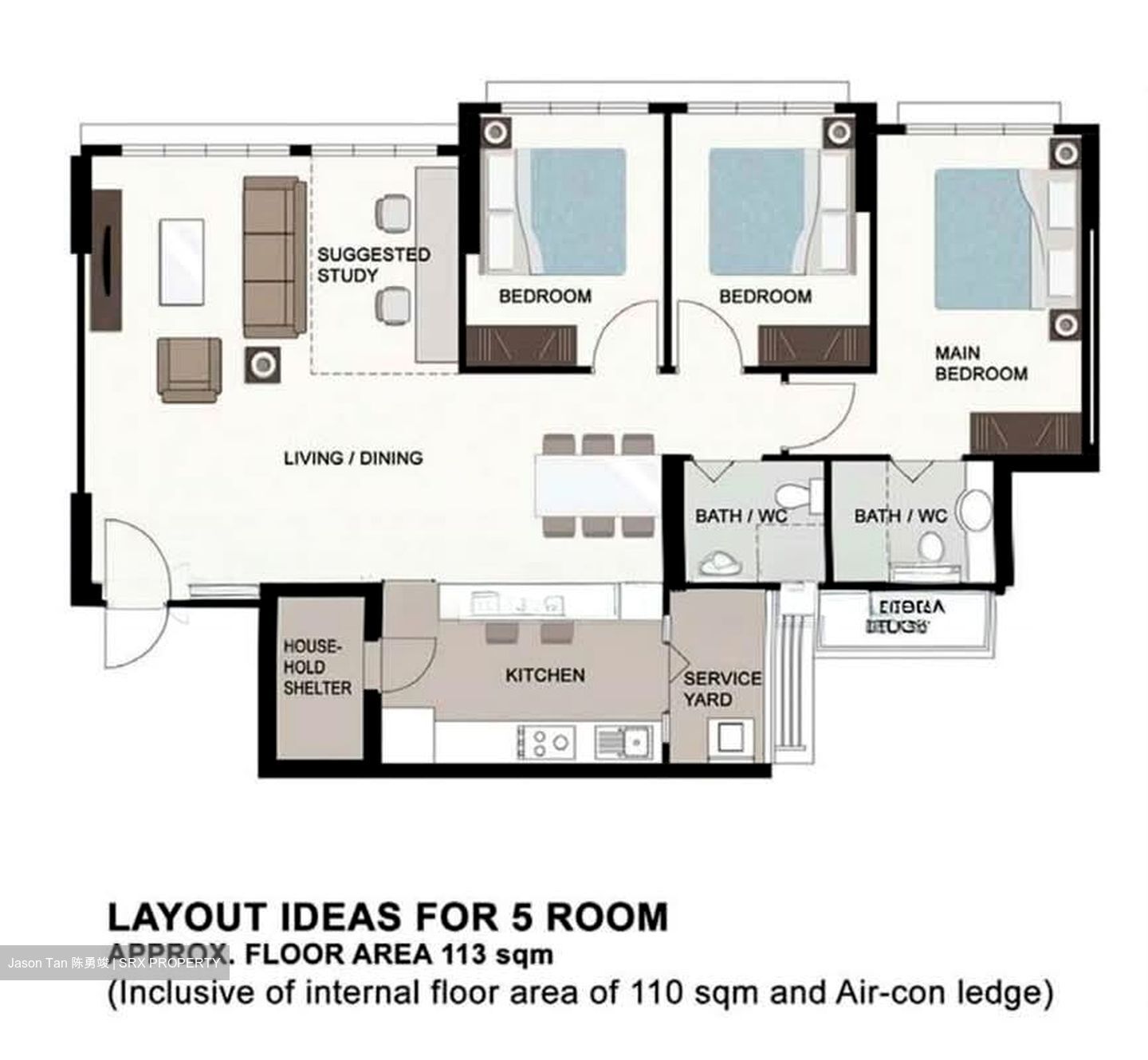 Blk 437A West Edge @ Bukit Batok (Bukit Batok), HDB 5 Rooms #602744651